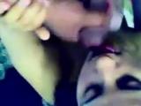 arab cum on his gf face