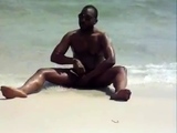 jerking off at the beach