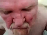 Daddy bear sucking cock