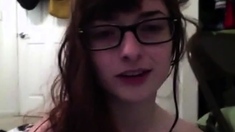 Skinny Nerd Panty Rub.