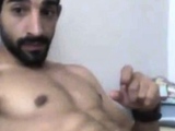 Turkish handsome hunk with big cock cumming