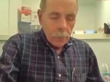 Old guy masturating