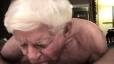 Gray Haired Grandpa Suck Huge Cock And Get It In His Ass