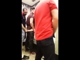 breeding a slut in a Public Bathroom