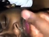 Black Amateur Takes Big Cock, Gets Facial