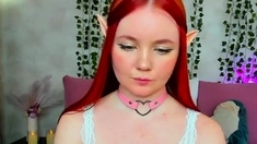 Close up teen masturbation