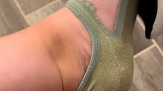 Foot fetish Close up feet and toes tease