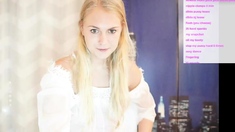 Blonde teen Sierras first erotic masturbation video