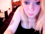 Blonde With Natural Big Boobs Loves Putting A Toy In Her