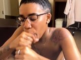 Big tit amateur sucks and tit fucks a big cock