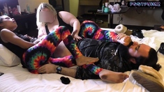 Femdom fetish threesome oral and fuck