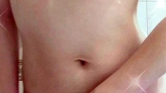 Blonde emo amateur solo masturbation
