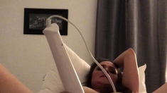 Busty brunette bitch with big boobs