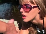 Alika enjoys her gangbang holiday