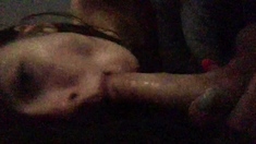 Japanese teen blowjob with creamy mustache