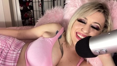 Big boobs milf masturbates with her dildo