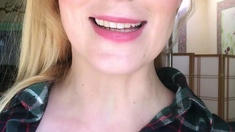 Lovely Blonde With Tight Pussy Masturbate Solo