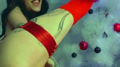 Pale amateur teen brunette Lynn Love