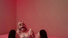 Amateur Blonde Teen Plays Solo with Toy Webcam Porn