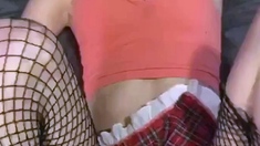 Amateur brunette slut hardcore pounding outdoors