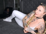 Tasty amateur blonde babe masturbating on web cam