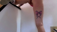 Blonde Beauty with Big Butt Masturbates Solo