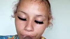 Suckin on a monster bbc for a facial