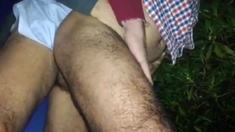 Bareback Latin Amateur Anal in the Woods