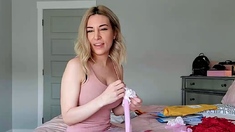 DaringSex Blonde Babe Sexy Solo Masturbation
