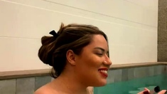 Amateur striptease and Solo masturbation