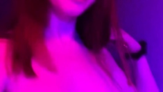 Sofia cortez striptease and solo masturbation show
