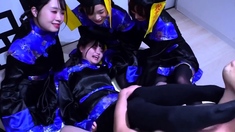 Actual amateurs filming themselves having group sex