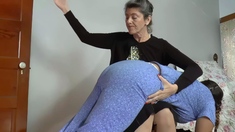 OldNanny Old chubby Granny with young Girl