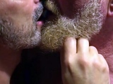 Muscular Daddies Intimately Kissing