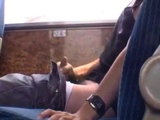 Twink Handjob in the Bus