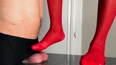 Margarita nylon foot fetish