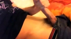 Stroking My Big Cock Until I Explode