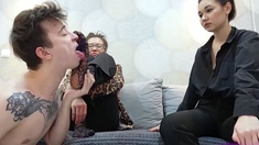 Licking Girls Feet Allison And Victoria First Experience Of