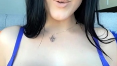 Big boobs milf masturbates with her dildo