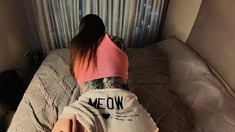 Fucked a hot girl next door at her apartment POV