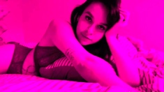 Brunette Solo Honey Shows Her Masturbating Skills