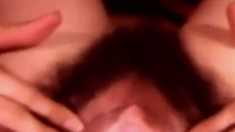 Very Hairy Pussy Toyed On Cam Bvr