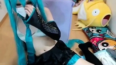 Miku Hatsune A Chating And Playing 130625