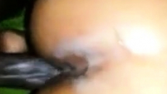 BackShot Thumb In The Ass She MONES LOUD