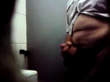 Str8 spy daddy in public toilet