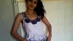 Egyptian Girl Show Her Body For Her Lover In Toilet