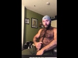 Hairy Lumberjack Shows Off his Cock ( No Cum )